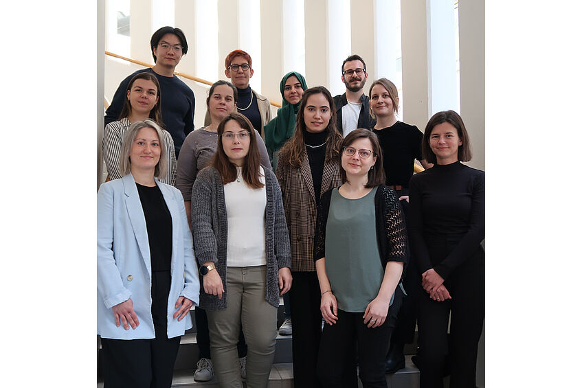 The picture shows the team of the research group Molecular Nutritional Sciences at the Departemnt of Nutrtional Sciences