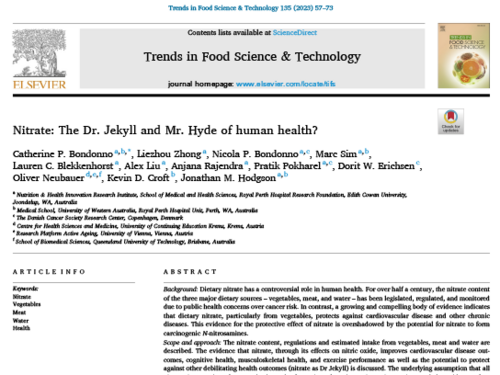 New Review Published Nitrate The Dr Jekyll And Mr Hyde Of Human Health 